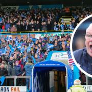 Carlisle have cut adult ticket prices to £10 for the game against Stevenage, who are managed by Steve Evans, right