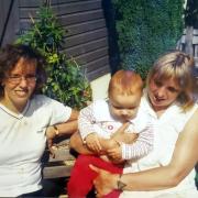 Family handout photo of Elizabeth Taylor from Rochdale, who has neuroferritinopathy, with her sister Heather Gartside.