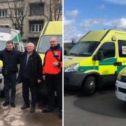 The Pot Place team hands over emergency vehicles to Ukraine