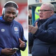 Joshua Kayode's unavailability for Carlisle United has not been a decision led by Rotherham, insists Steve Evans, right