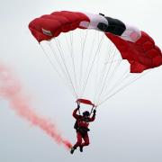The Red Devils Parachute Display Team will jump into Normandy (Kirsty O’Connor/PA)