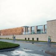 An artist's impression of the new site