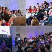 Almost 300 people attended the event to listen to speakers and talk to exhibitors at the event at Energus, Workington