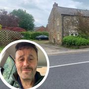 Mr Kenny's house, and an inset photo of Mr Kenny