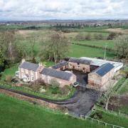 Brown Dykes in Scaleby near Carlisle is a fantastic package of farmhouse, holiday home, art studio and 40 acres of grazing land