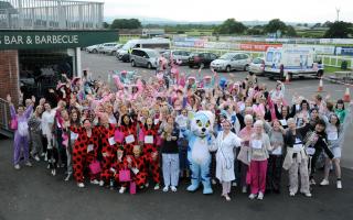 Eden Valley Hospice at Home. Pyjama Party. Carlisle Racecourse. 27 June 2014. Pics Jim Davis.
Ready for the start. 50064974F013.jpg