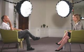 INTERVIEW: Dominic Cummings and Laura Kuenssberg. Picture: BBC