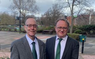 Cllr Chris Wills (left) and Cllr Tim Pickstone (right)