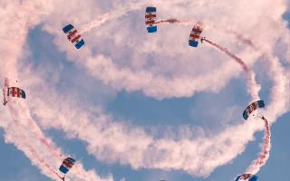 RAF Falcon Parachute Display Team