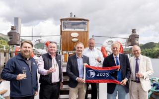Ullswater Steamers celebrate the flagship award
