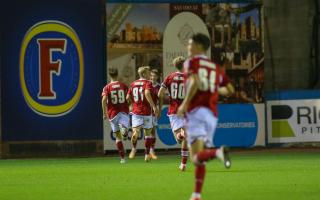 Nottingham Forest U21s, who won 2-0 at Brunton Park last month (pictured), also defeated Accrington last night to deny Carlisle qualification from the group