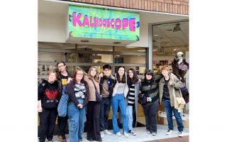 The Carlisle College students who brought the exhibition to life