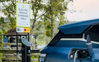 Electric vehicle charging points being set up around the Lake District with BMW.
