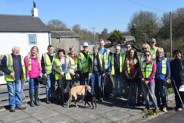 Village clean-up in Cumbria hailed a success 