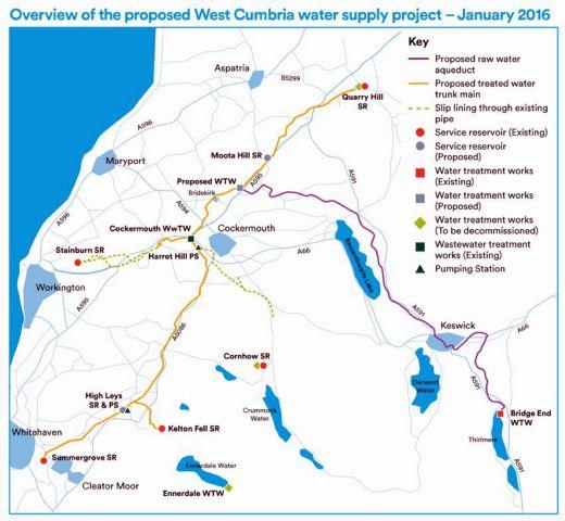 £300m plan for new water pipeline set for Cumbrian council backing 
