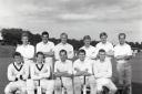 A team of stars...United's 1965 team line up for a cricket match