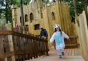 Opening of The Lost Castle. Giant wooden castle playground at Lowther Castle.
Pic Tom Kay      Tuesday 26th July 2016 50085125T021.JPG