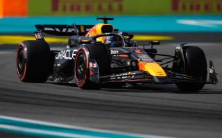 Max Verstappen eased to Miami Sprint victory (AP Photo/Rebecca Blackwell)